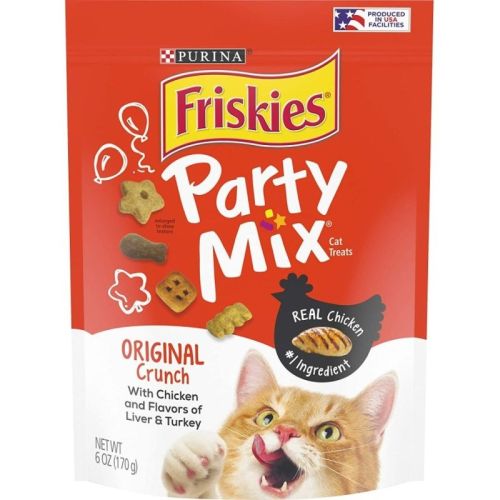 Friskies Party Mix Crunch Treats Original - 6 oz Friskies Party Mix Crunch Treats Original - 6 oz