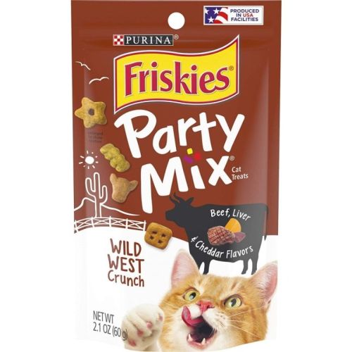 Friskies Party Mix Wild West Crunchy Cat Treats - 2 oz