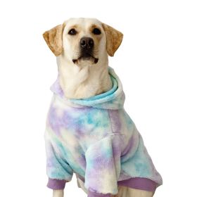Tie Dyed Large Dog Clothing Warm (Option: Size11)