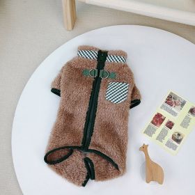 Fashion Pet Clothing Dog Clothes (Option: Khaki-XL)